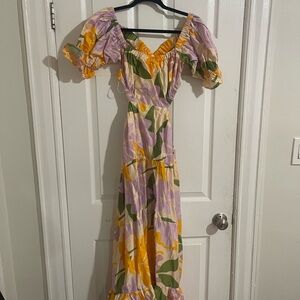 Never have anywhere to wear it. Never been worn. Tag feel off as I tried it on